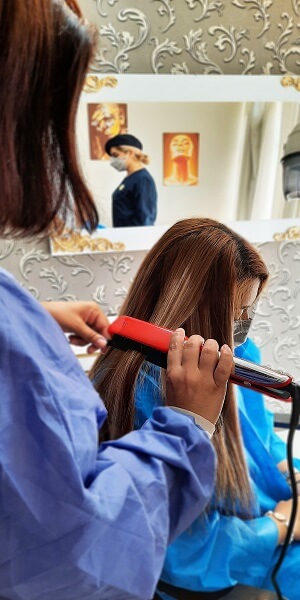 آموزش براشینگ مو دوم